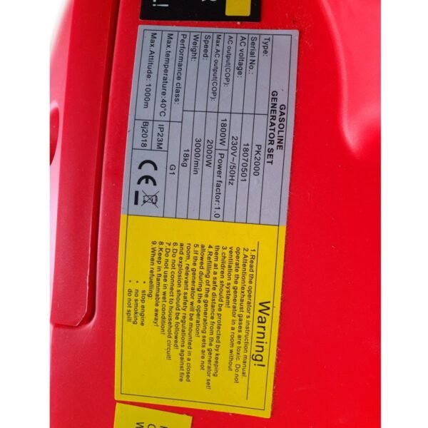 Generatore di Corrente Inverter 2kw 2000W Portatile - immagine 5