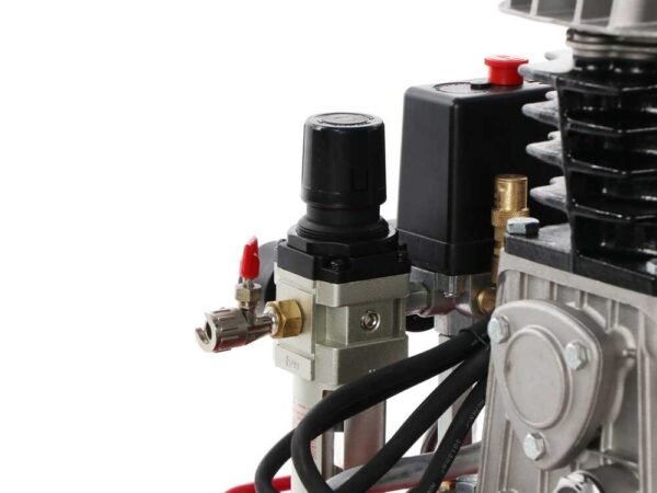 Compressore aria da 100 litri 1500W elettrico 3 Hp 8 Bar incluso KIT - immagine 8
